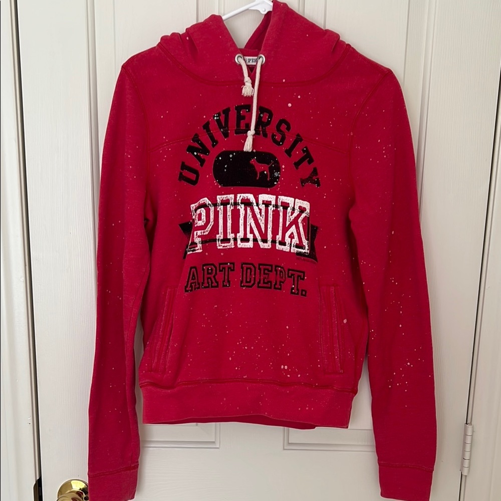 PINK Red Hoodie by
